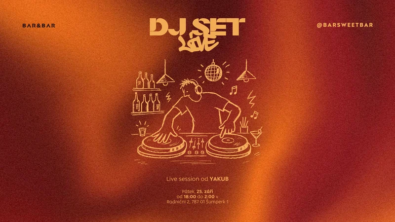 Banner facebookové události DJ set Live
