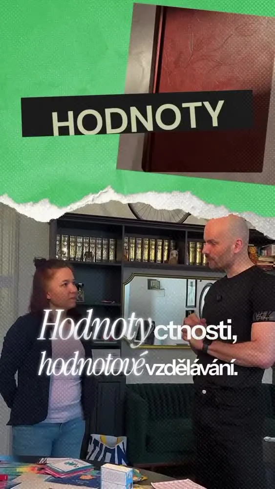 Záběr z videa o hodnotách školy
