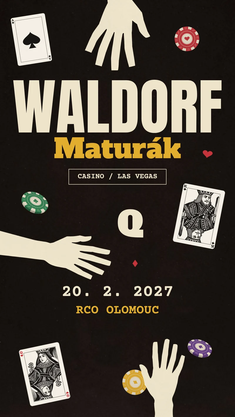 Černá varianta s kartami a žetony, stories